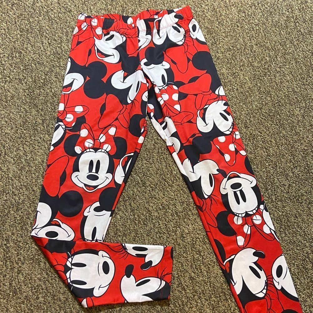 Disney Minnie Mouse Woman Leggings Size M
